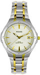 Pulsar PXH302 Two Tone Stainless Steel Sport Watch White Dial