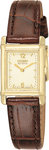 Citizen EW8282-09P Gold Tone Eco-Drive Silhouette Strap
