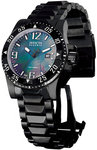 Invicta 0516 Black Stainless Steel Reserve Diver Swiss Quartz Mother Of Pearl