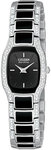 Citizen EW9780-57E Normandie Stainless Steel Eco-Drive Black Dial Swarovski Crystal