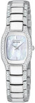 Citizen EW9780-81D Normandie Stainless Steel Eco-Drive Dress Mother of Pearl Dial with Swarovski Crystals