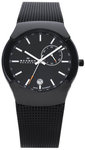 Skagen 983XLBB Black Stainless Steel Swiss Quartz Mesh