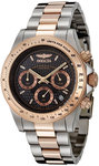 Invicta 6932 Rose Two Tone Speedway Diver Chronograph Tachymeter Black Dial