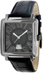 Ted Baker TE1029 Square Stainless Steel Sui-Ted Quartz Black Dial Strap