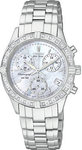 Citizen FB1180-56D Eco-Drive Riva Chronograph Mother of Pearl with Diamonds