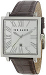 Ted Baker TE1039 Square Sui-Ted Quartz Silver Tone Dial Strap