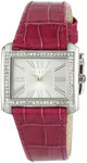 Ted Baker TE2060 Quality Time Quartz Crystal Patterned Silver Tone Dial Red Strap