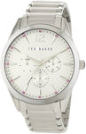 Ted Baker TE3025 Quality Time Quartz Day Date Silver Tone Dial