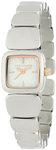 Ted Baker TE4047 Right On Time Quartz Two Tone Patterned Silver Dial