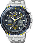 Citizen JY0040-59L Skyhawk AT Blue Angels Multi-Band Atomic Eco-Drive Flight Chronograph