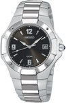 Seiko SGEA41 Stainless Steel Coutura Black Dial