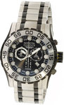 Invicta 0814 Stainless Steel Leviathan Chronograph Diver Black Dial