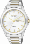 Citizen BM8484-50A Classic Eco-Drive Two Tone Stainless Steel White Dial