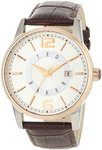 Ted Baker TE1069 Two Tone Right On Time Quartz Silver Tone Dial Strap