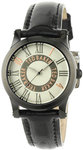 Ted Baker TE2072 Black Time Flies Quartz Two Tone White Black Dial Strap
