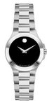 Movado 0606164 Corporate Exclusive Ladies Black Dial Stainless Steel