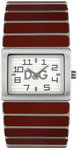 D&G DW0085 Passion De Ibiza Stainless Steel White Dial Silver Stripes
