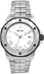 Bulova 65B109 Stainless Steel Accutron Automatic Silver Tone Dial 