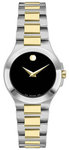 Movado 0606182 Two Tone Museum Black Dial