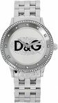 D&G DW0131 Stainless Steel Prime Time Silver Tone Dial Crystals