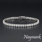 2 Ct. 18k White Gold Round Cut Diamond Tennis Bracelet