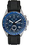 Fossil CH2691 Quartz Blue Dial Silicone Strap Chronograph