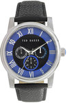 Ted Baker TE1071 Right On Time Quartz Day Date Black Blue Dial Strap