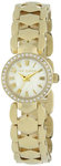 Ted Baker TE4053 Gold Tone Quality Time Quartz Crystal Mother Of Pearl Dial 