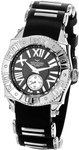 Aquaswiss 62M001 Stainless Steel Swissport Quartz Black Dial Rubber Strap