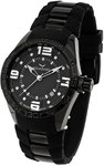 Aquaswiss 80G-3H020 Black Quartz Rubber Stainless Steel Strap