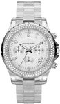 Michael Kors MK5337 Clear Plastic Quartz Chronograph Crystal