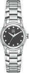 ESQ 07101329 Stainless Steel Quest Black Dial Diamonds