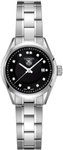 Tag Heuer WV1410BA0793 Stainless Steel Carrera Black Dial Diamonds