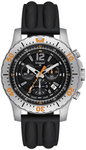 Traser H3 P66028530S01 Stainless Steel Extreme Sport Chronograph Black Dial Silicone Strap
