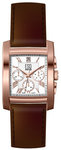 ESQ 07301294 Prescott Stainless Steel Chronograph Silver Dial Leather Strap