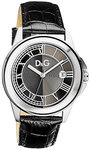 D&G DW0629 Stainless Steel Zermatt Quartz Date Black And Charcoal Dial Strap