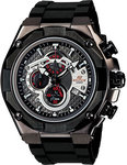 Casio EFX530P-1A Edifice Black Label Quartz Stainless Steel Gunmetal Chronograph Strap