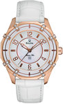 Bulova 98R150 Rose Gold Tone Marine Star Mother Of Pearl Dial Diamonds Strap