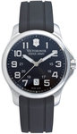 Swiss Army 241357 Stainless Steel Officer Black Dial Quartz