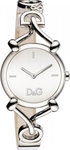 D&G DW0683 Stainless Steel Flock Bangle Style Quartz Leather Strap