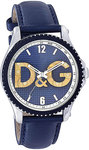D&G DW0709 Stainless Steel Sestriere Quartz Blue Dial Leather
