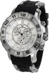 Aquaswiss 96XG005 Rugged Quartz Chronograph Black Rubber Strap