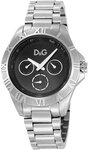 D&G DW0646 Stainless Steel Chamonix Quartz Black Dial Link Bracelet