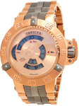 Invicta 1571 Rose Gold Tone Subaqua 500M Diver Manual Mechanical