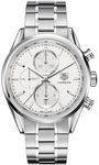 Tag Heuer CAR2111BA0720 Stainless Steel Carrera Automatic Chronograph Silver Tone Dial Automatic