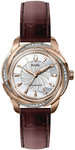 Bulova 98R152 Rose Gold Tone Precisionist Brightwater Quartz Mother Of Pearl Diamonds Strap