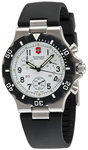 Swiss Army 24010 Summit XLT Silver Dial Rubber Strap Chronograph White Dial