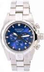 Invicta 1335 Stainless Steel Speedway Quartz Chronograph Black Dial