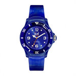 Ice JY-BT-U-U-10 Clear Blue Plastic Resin Ice-Jelly Quartz Strap