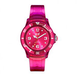 Ice JY-PT-U-U-10 Clear Pink Plastic Resin Ice-Jelly Quartz Strap